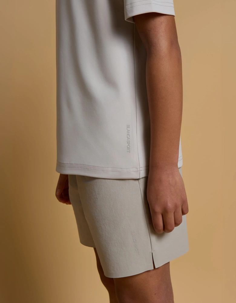 Blanca Sport Boys Elevated Active Shorts in Grey