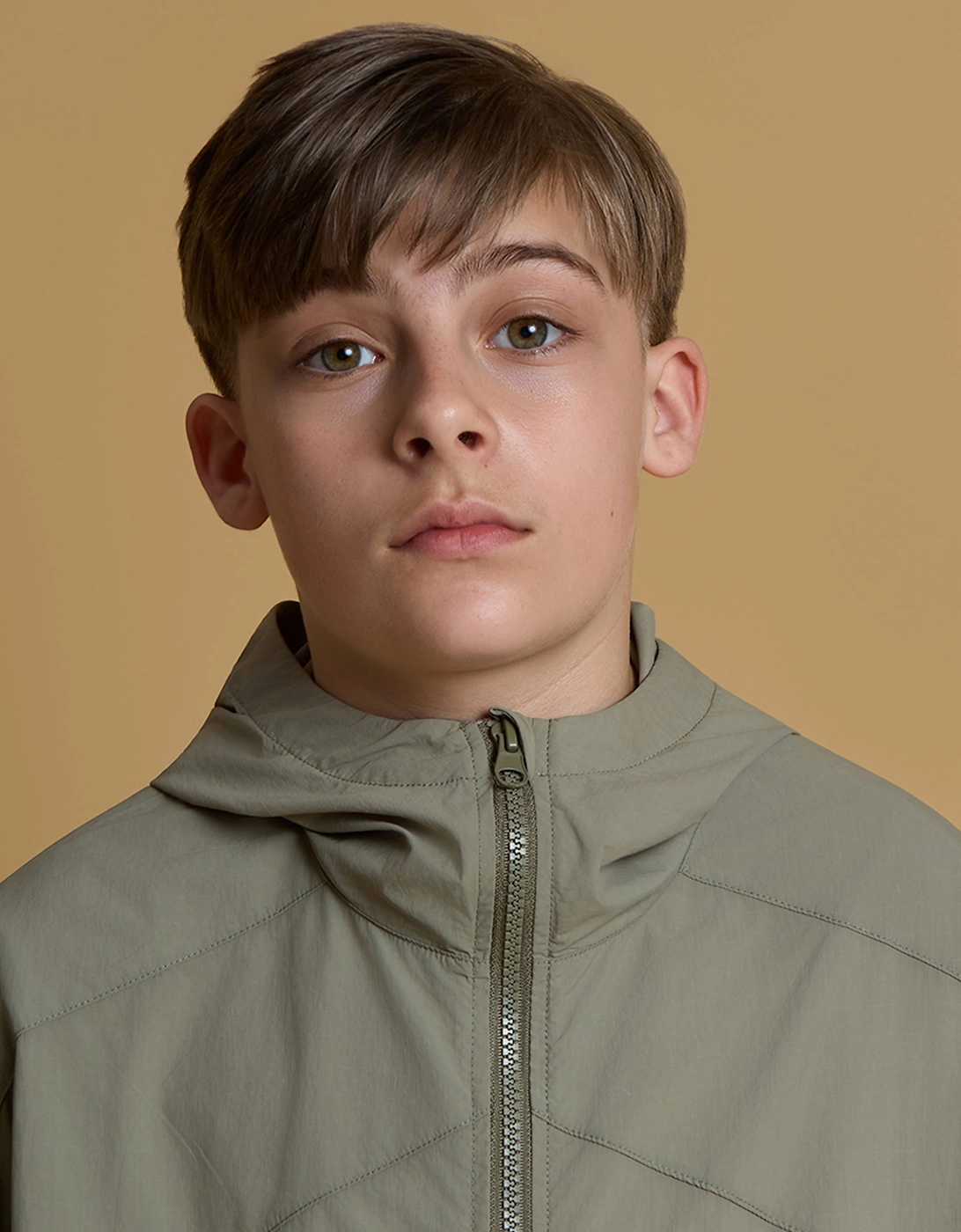 Blanca Sport Kids Elevated Windbreaker in Green