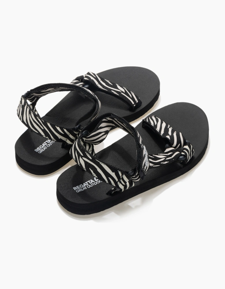 Regatta Womens Flat Sandals Vendeavour Adjustable Strap zebra UK Size