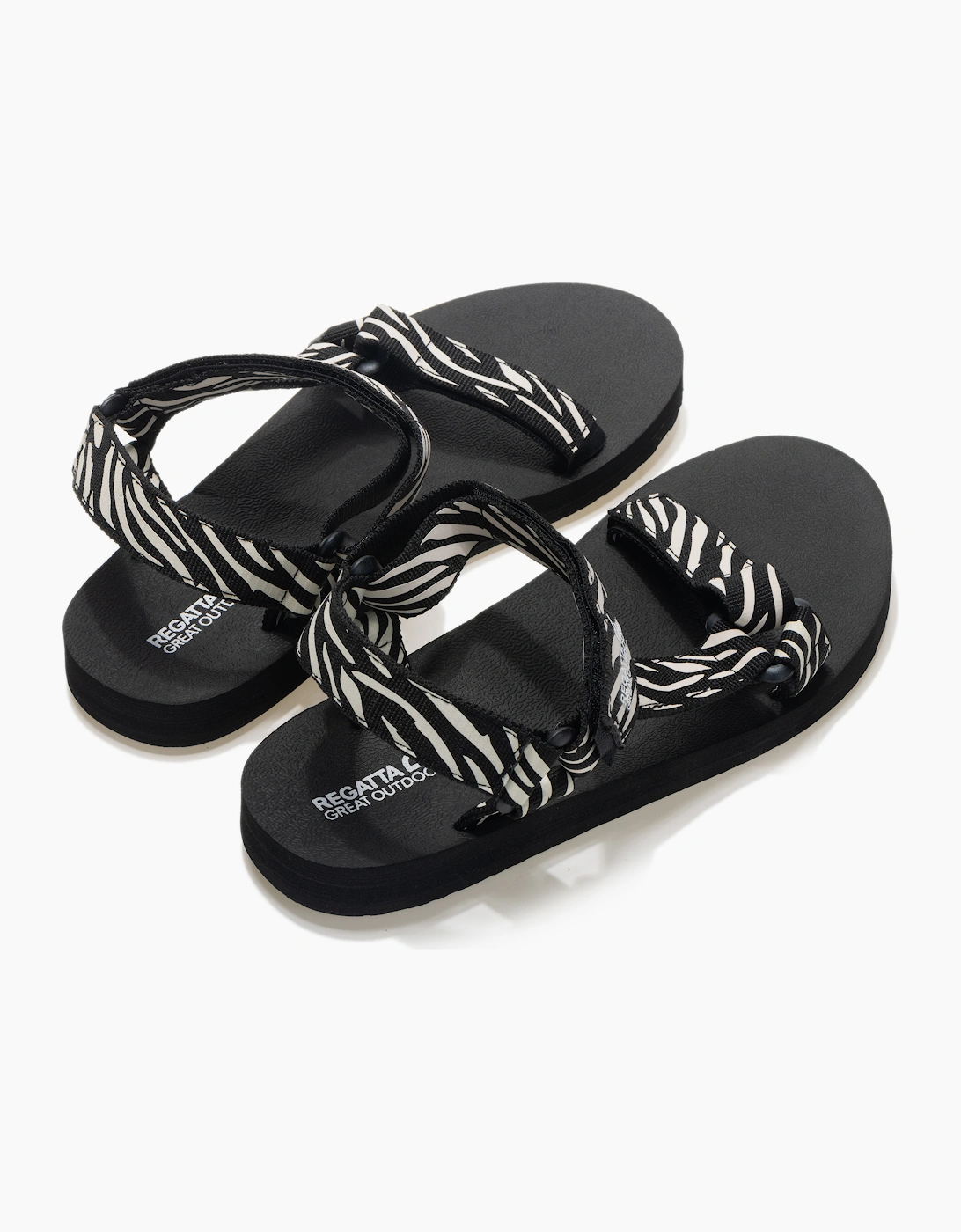 Regatta Womens Flat Sandals Vendeavour Adjustable Strap zebra UK Size