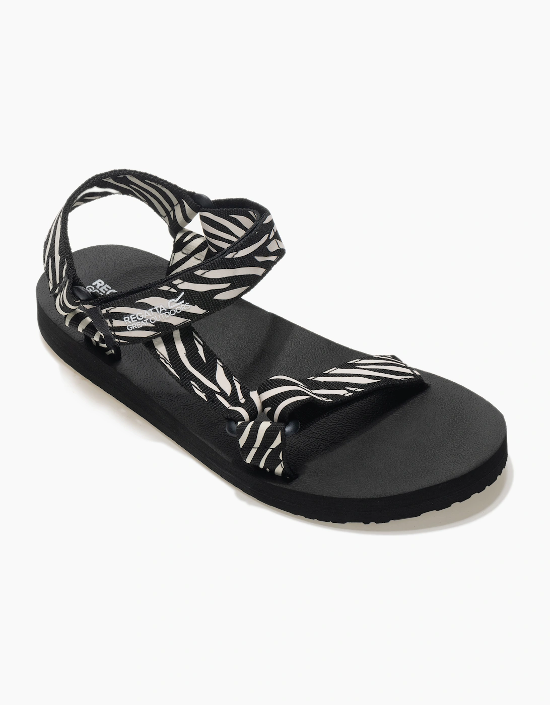 Regatta Womens Flat Sandals Vendeavour Adjustable Strap zebra UK Size