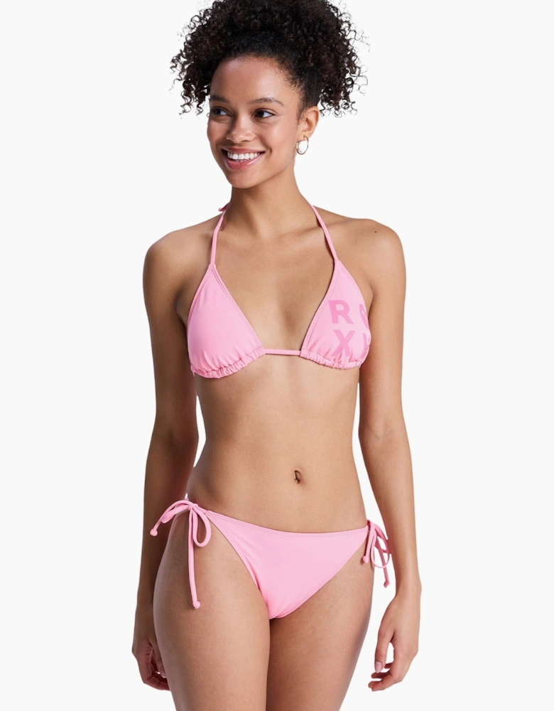 Roxy Womens Solid Essentials Two Piece Tiki Tri Bikini
