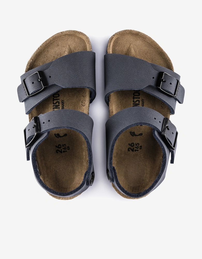 BIRKENSTOCK Boys New York Sandals in Navy