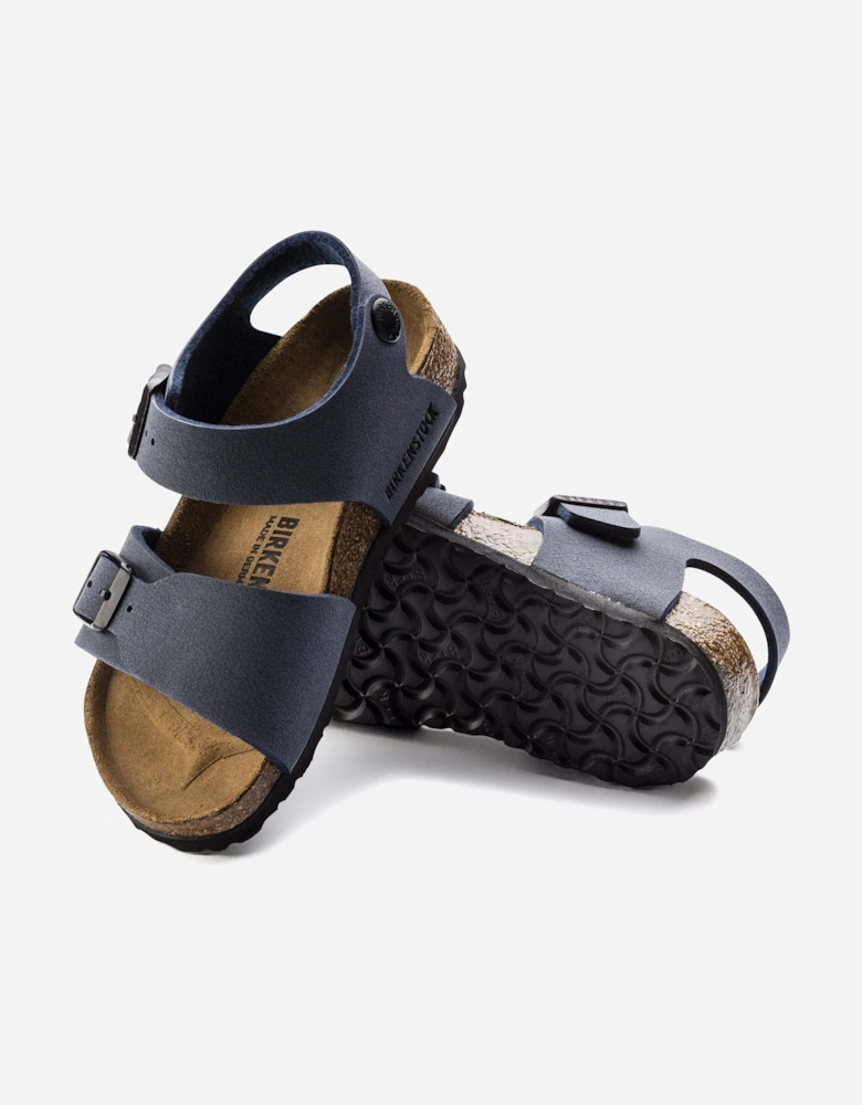 BIRKENSTOCK Boys New York Sandals in Navy