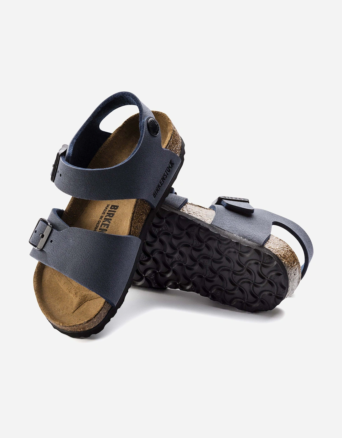BIRKENSTOCK Boys New York Sandals in Navy