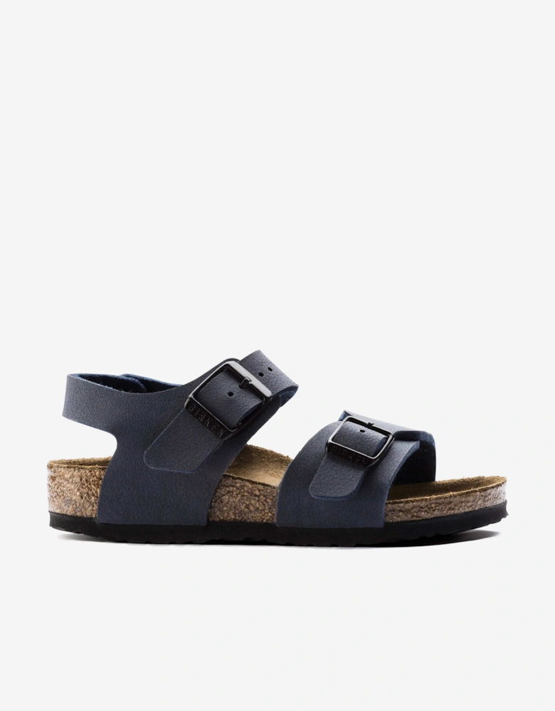 BIRKENSTOCK Boys New York Sandals in Navy