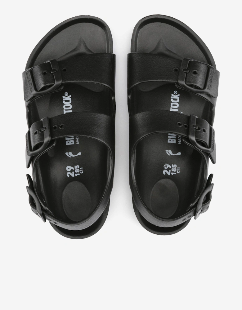 BIRKENSTOCK Kids Milano EVA Sandals in Black