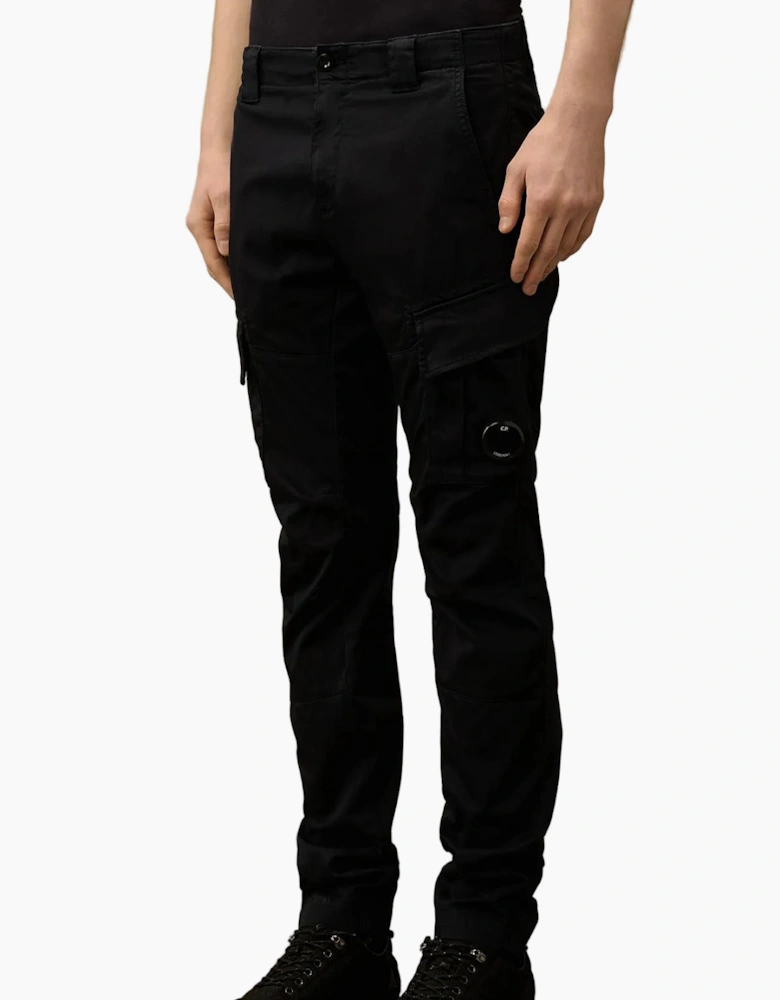Stretch Satin Lens Cargo Pants
