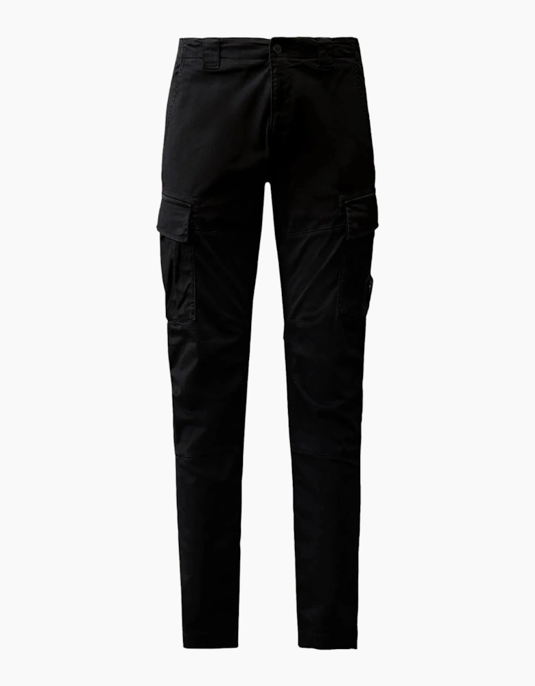 Stretch Satin Lens Cargo Pants