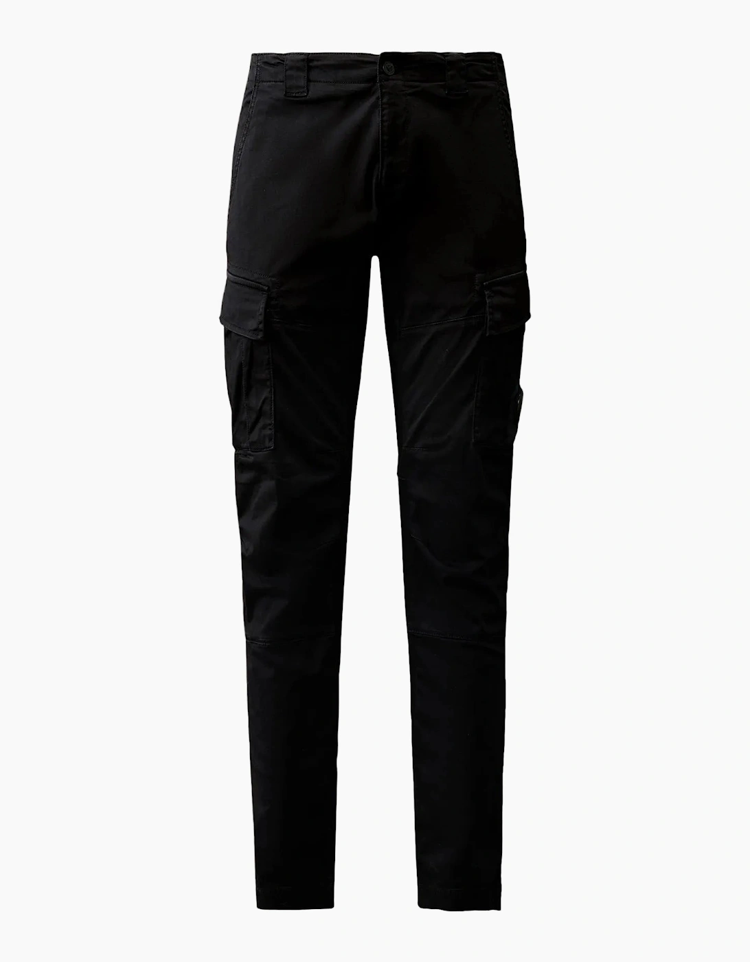 Stretch Satin Lens Cargo Pants