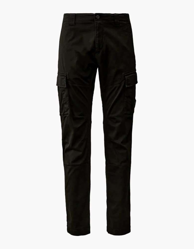 Stretch Satin Lens Cargo Pants