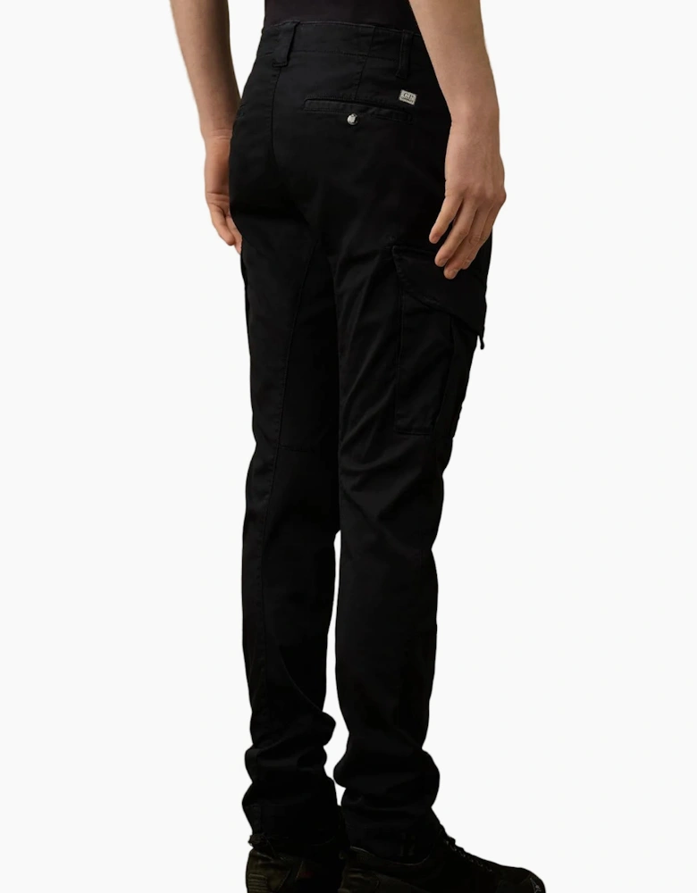 Stretch Satin Lens Cargo Pants