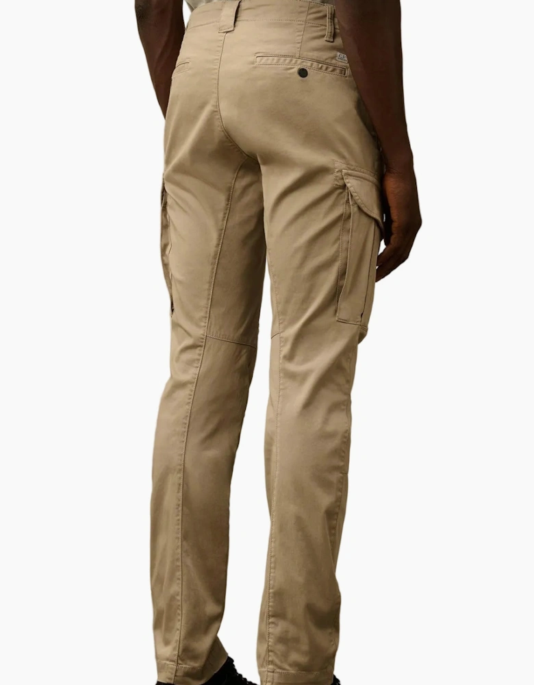 Stretch Satin Lens Cargo Pants
