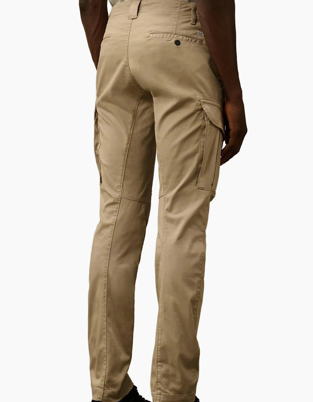 Stretch Satin Lens Cargo Pants