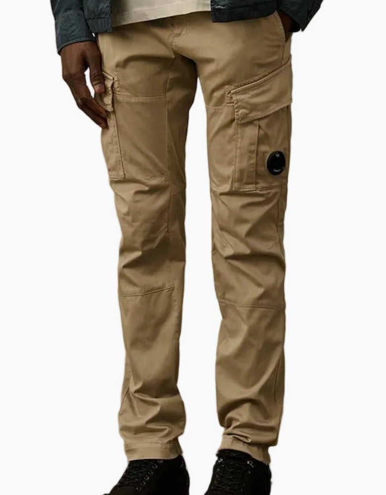 Stretch Satin Lens Cargo Pants