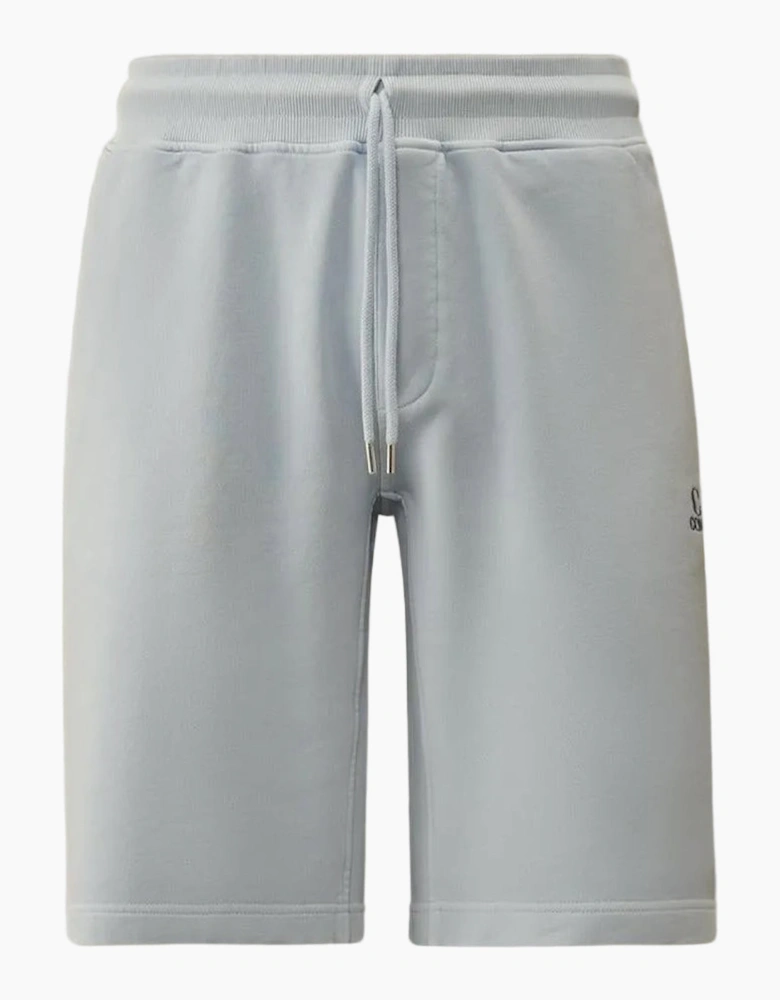 Cotton Diagonal Fleece Resist Dyed Logo Bermudas