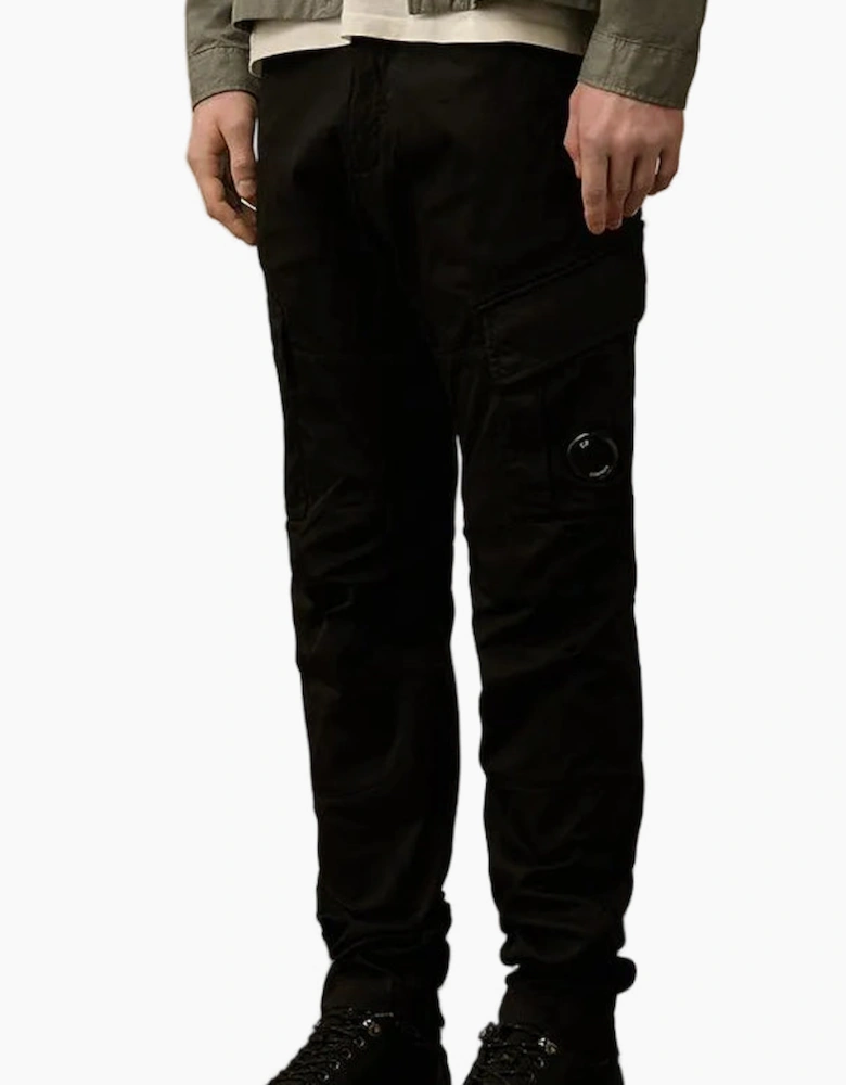 Stretch Satin Lens Cargo Pants