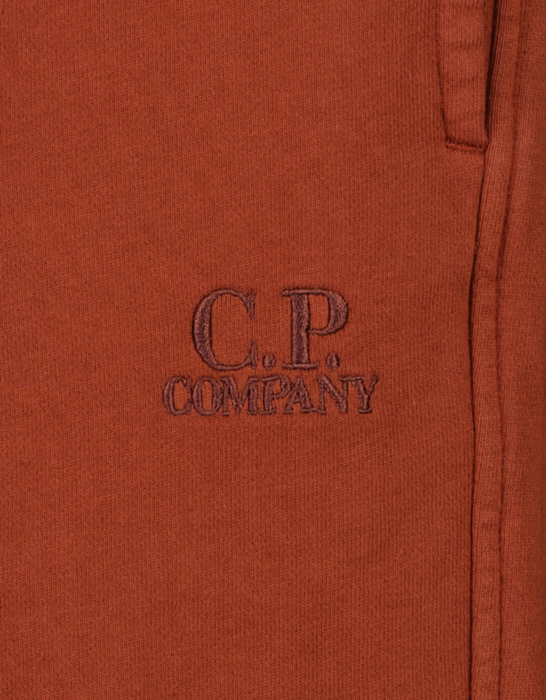 Cotton Diagonal Fleece Resist Dyed Logo Bermudas