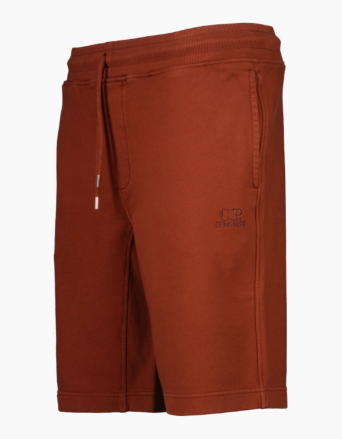 Cotton Diagonal Fleece Resist Dyed Logo Bermudas
