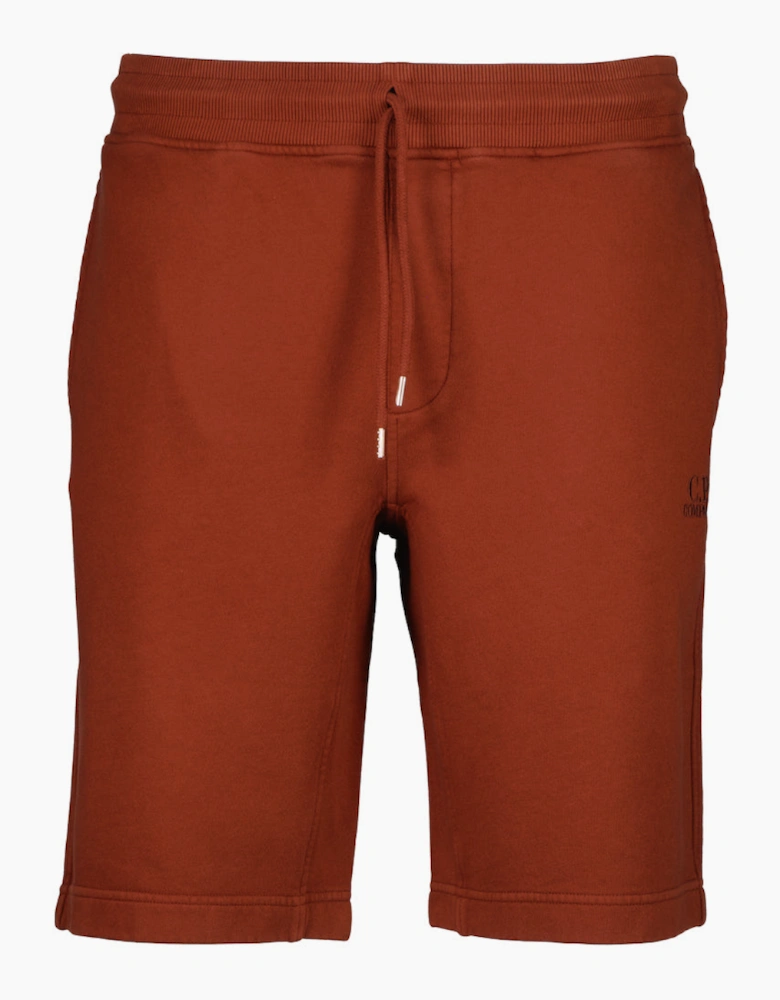 Cotton Diagonal Fleece Resist Dyed Logo Bermudas