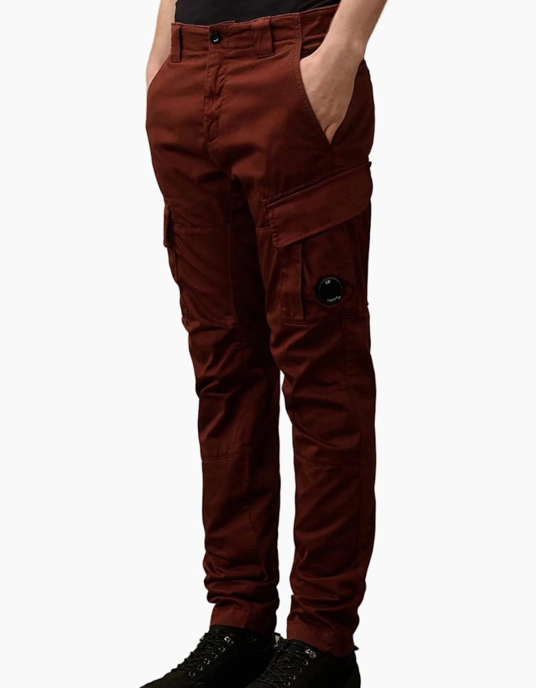 Stretch Satin Lens Cargo Pants