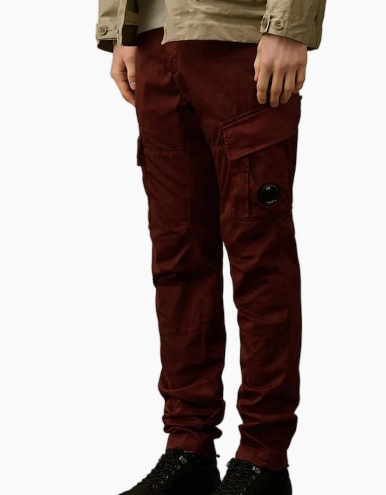 Stretch Satin Lens Cargo Pants