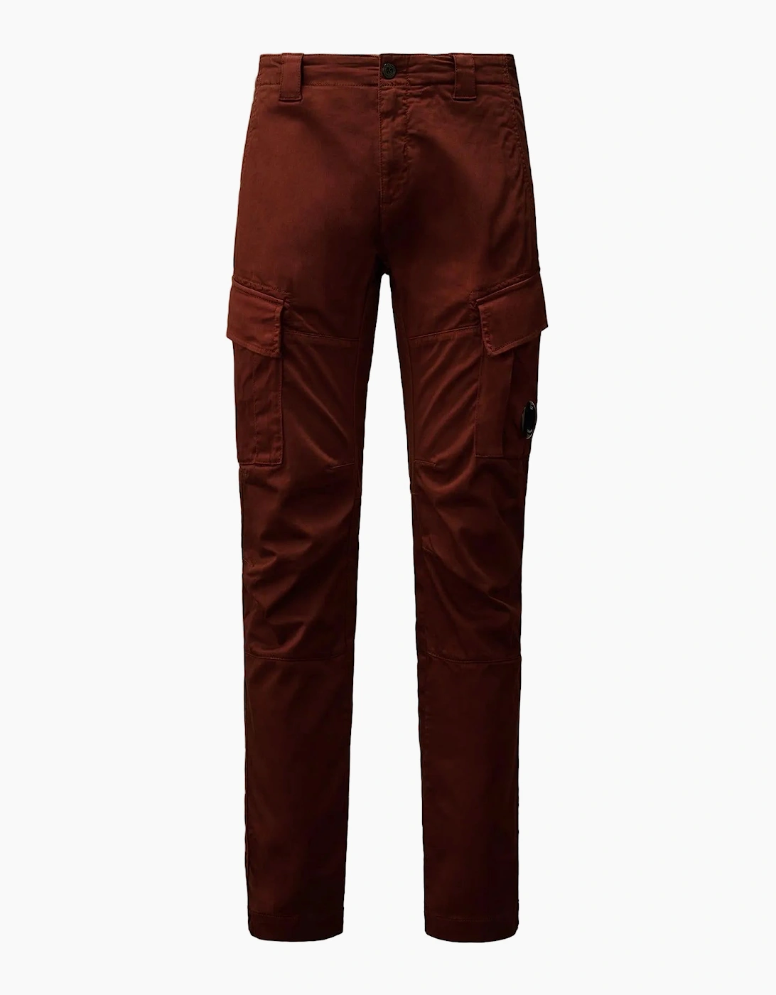 Stretch Satin Lens Cargo Pants