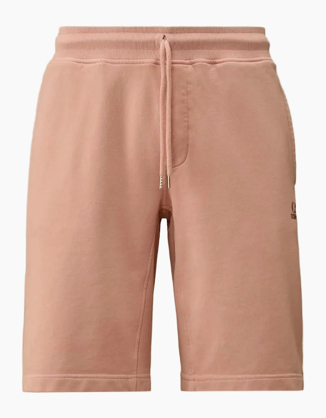 Cotton Diagonal Fleece Resist Dyed Logo Bermudas