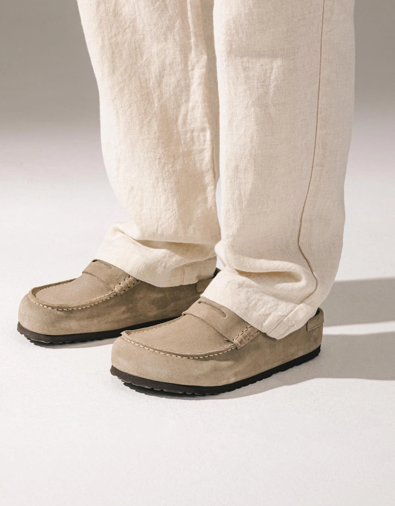 Naples Wrapped Suede Leather Clogs