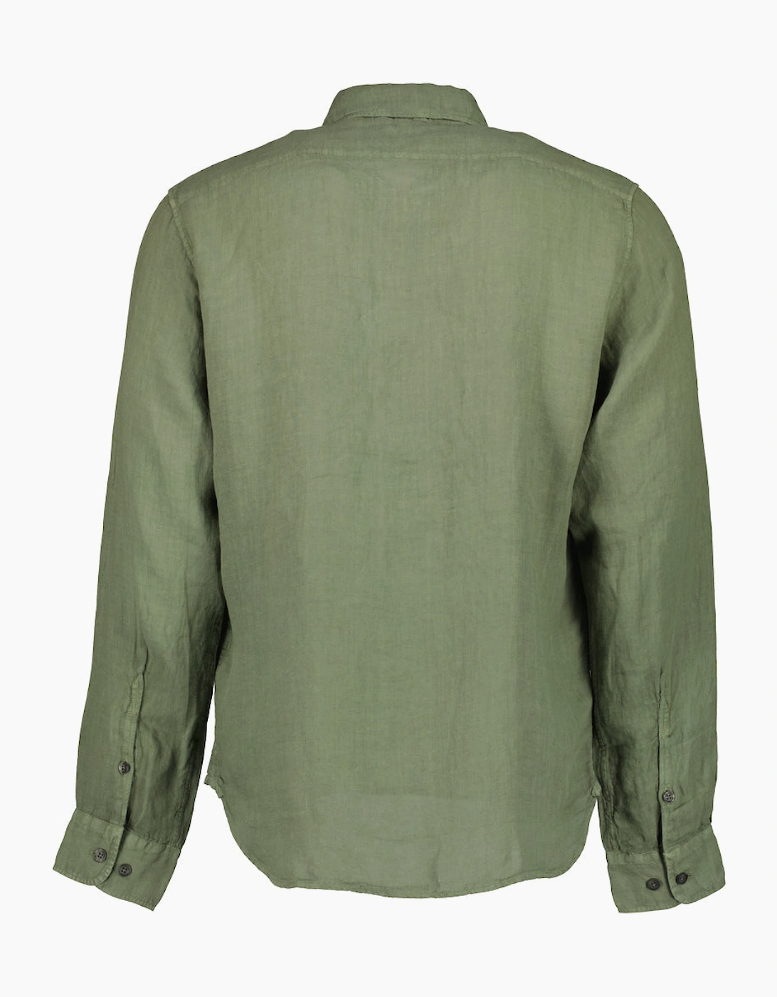 Long Sleeve Linen Overshirt