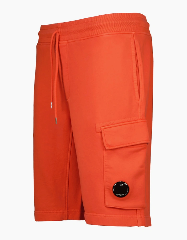 Cotton Diagonal Fleece Resist Dyed Lens Bermudas