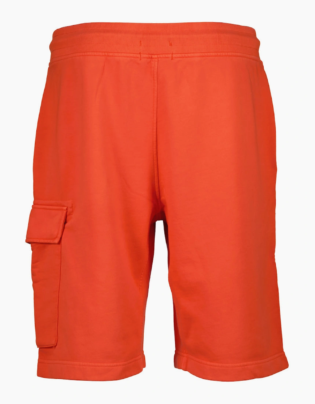 Cotton Diagonal Fleece Resist Dyed Lens Bermudas