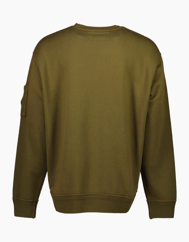 Diagonal Fleece Lens Sweatshirt