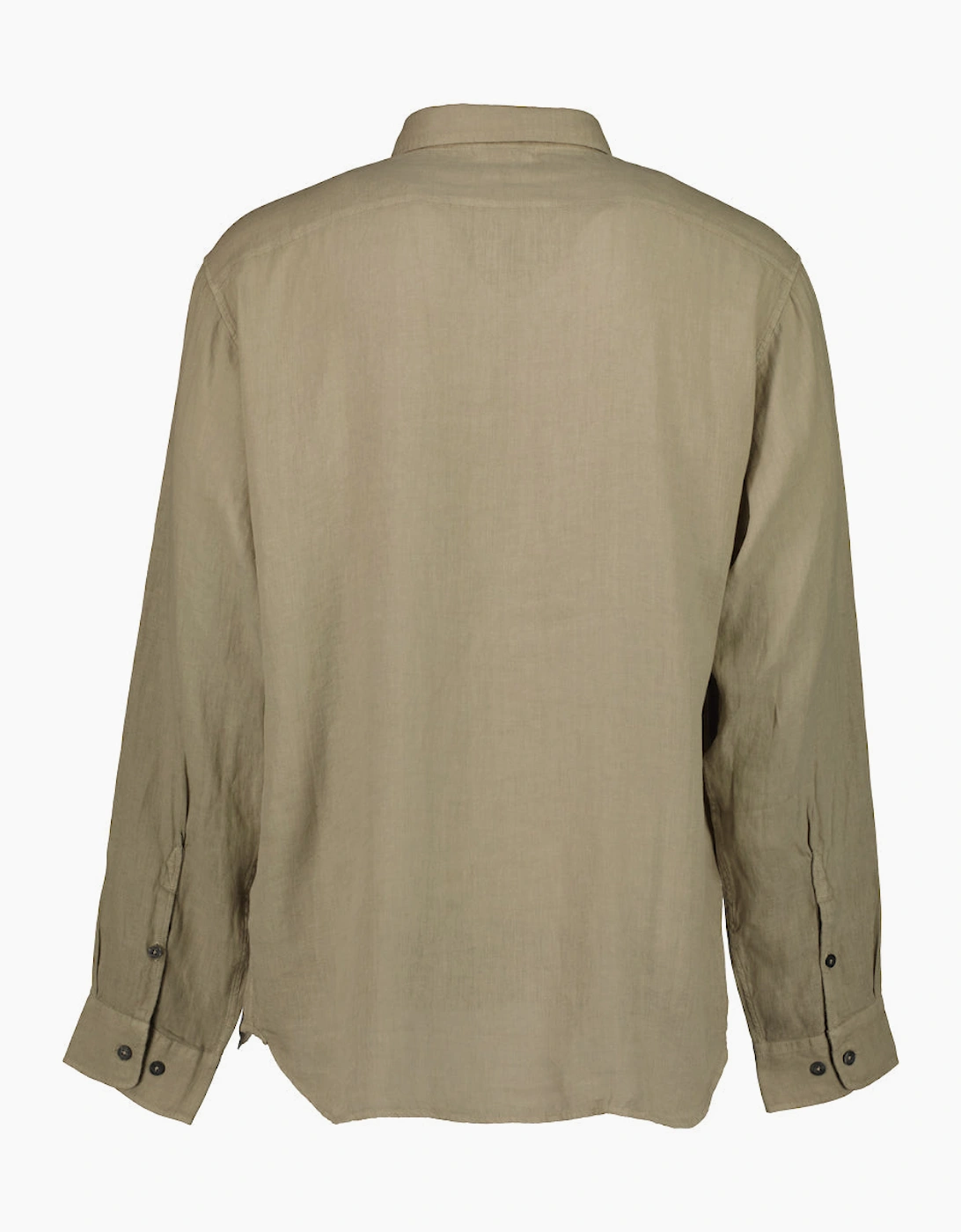 Long Sleeve Linen Overshirt