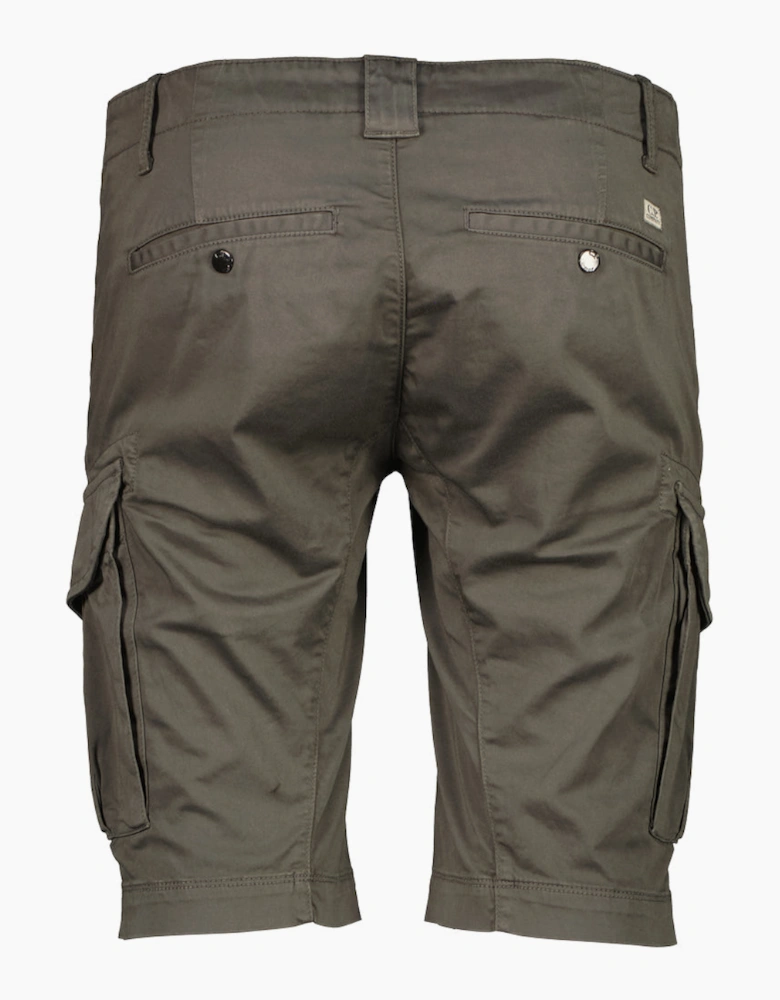Satin Stretch Lens Cargo Shorts