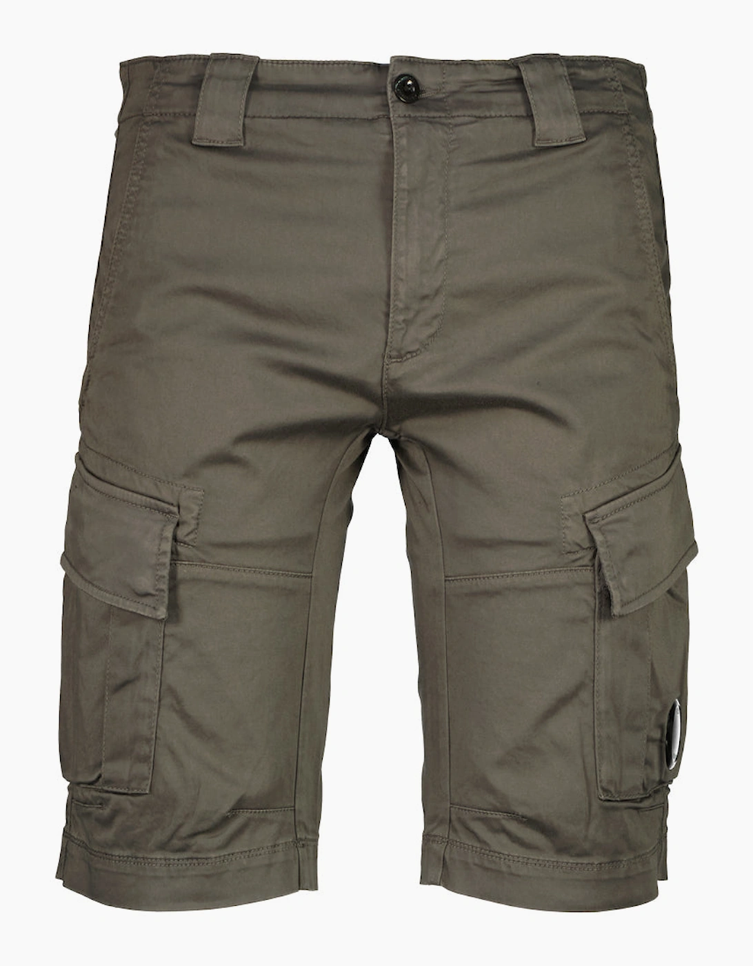 Satin Stretch Lens Cargo Shorts