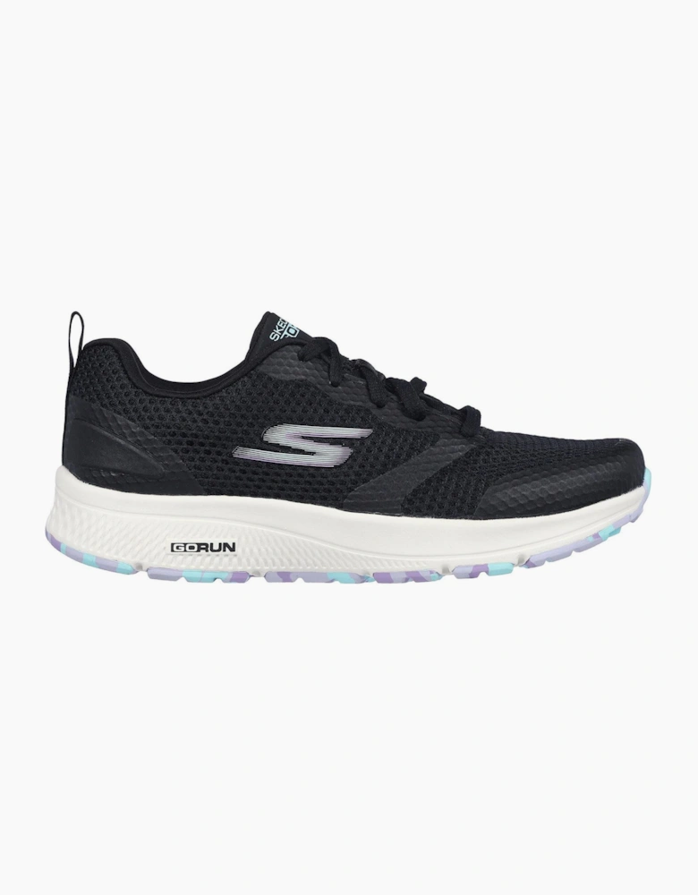Mesh Lace Up W Marbled Rub Slip On Trainers Girls