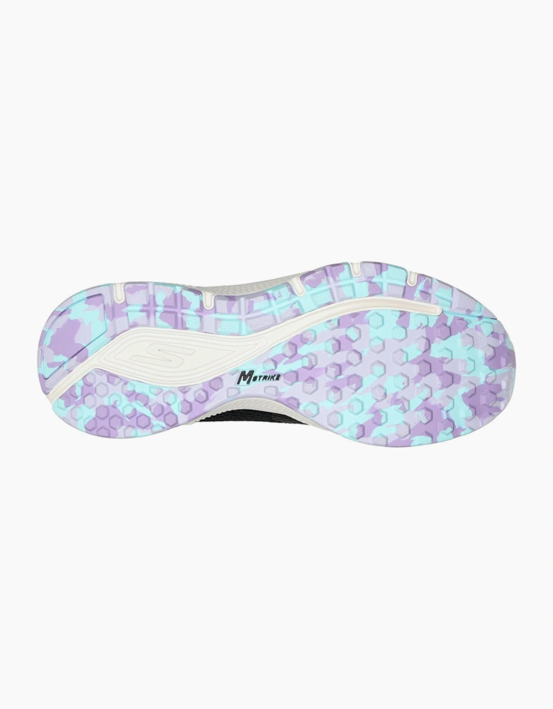 Mesh Lace Up W Marbled Rub Slip On Trainers Girls