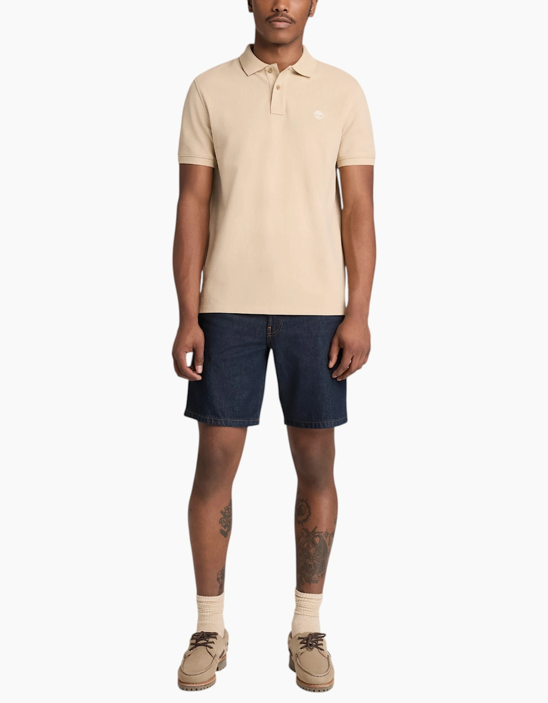 Timberland Mens Polo Shirt Short Sleeve Tops