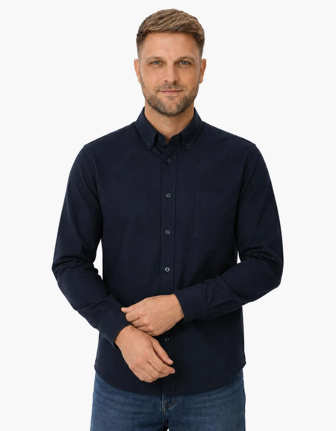 BOSS Rickert Shirt Dark Navy