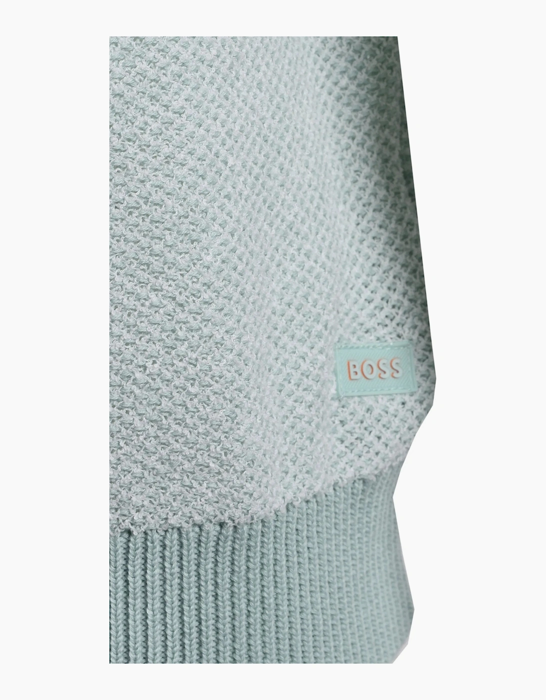 Boss Orange KANTONIO KNITTED T-SHIRT TURQUOISE