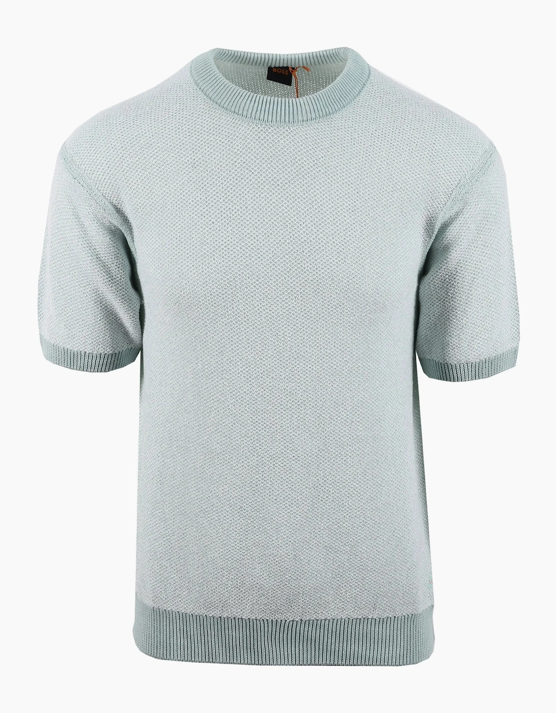 Boss Orange KANTONIO KNITTED T-SHIRT TURQUOISE, 4 of 3
