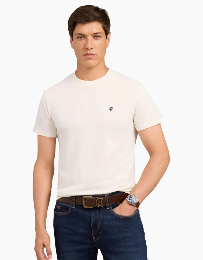 HOLLAND COOPER CREW NECK T-SHIRT WHITE