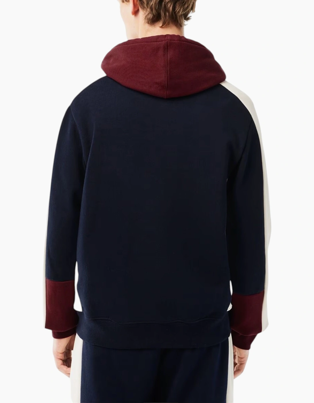 Lacoste Mens Fleece Hoodie Zip Up Casual Cotton Top