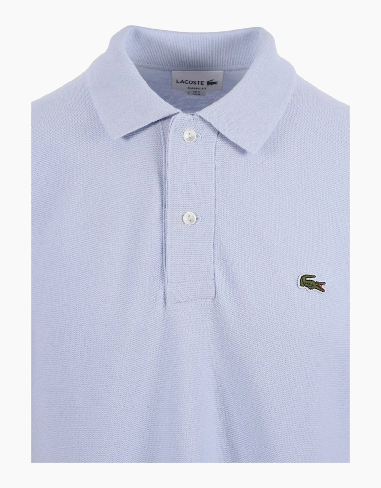 LACOSTE KNITTED POLO SHIRT PHOENIX BLUE