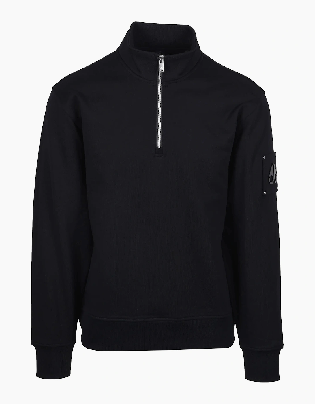 MOOSE KNUCKLES HARTSFIELD HALF ZIP BLACK