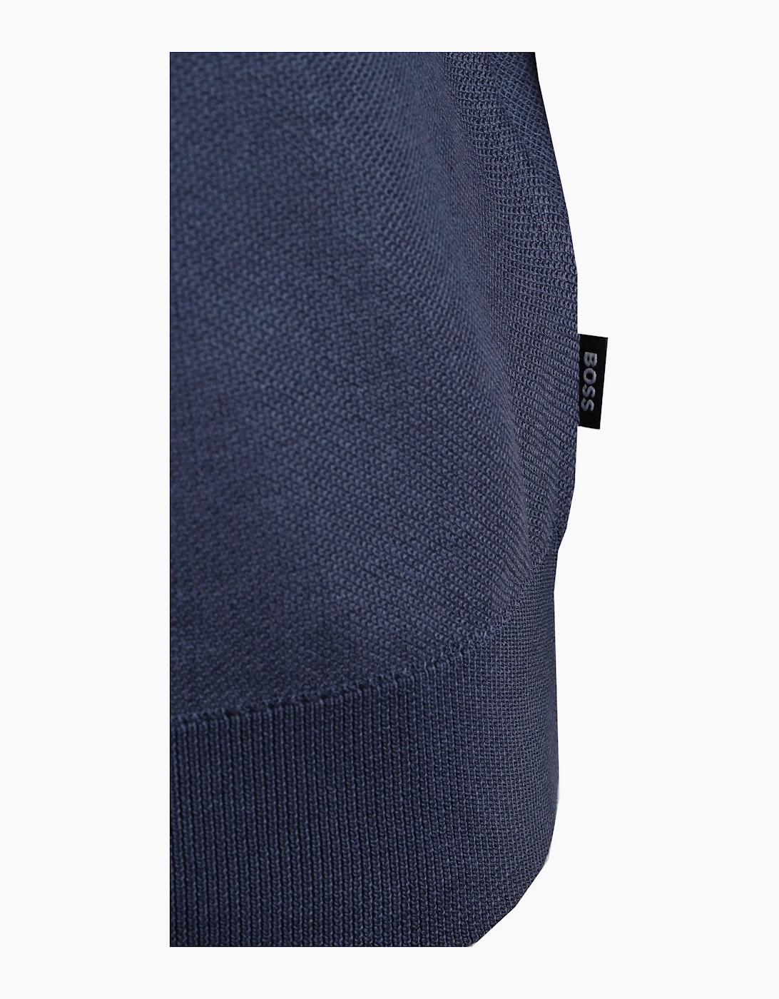Boss Black H NALON KNITTED T-SHIRT OPEN BLUE