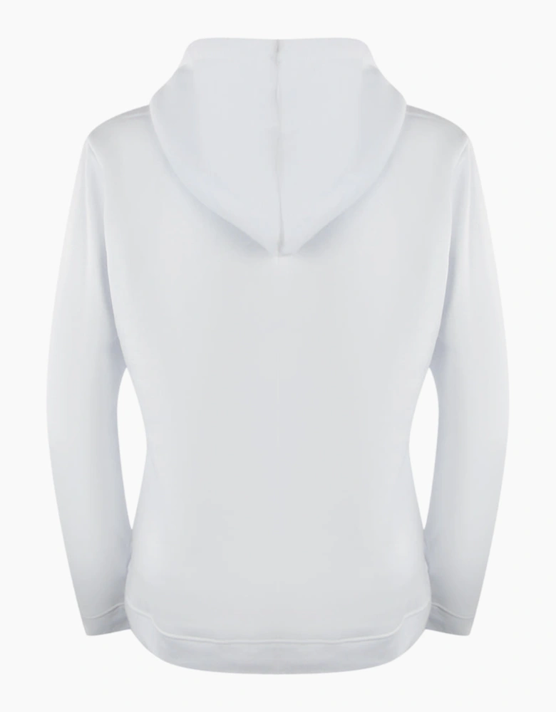 Love Moschino Groovy Logo White Hoodie