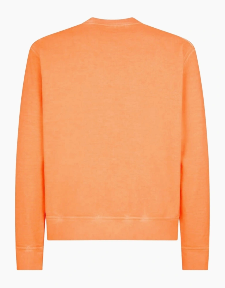 Dsquared2 Icon Orange Crew Neck Jumoper