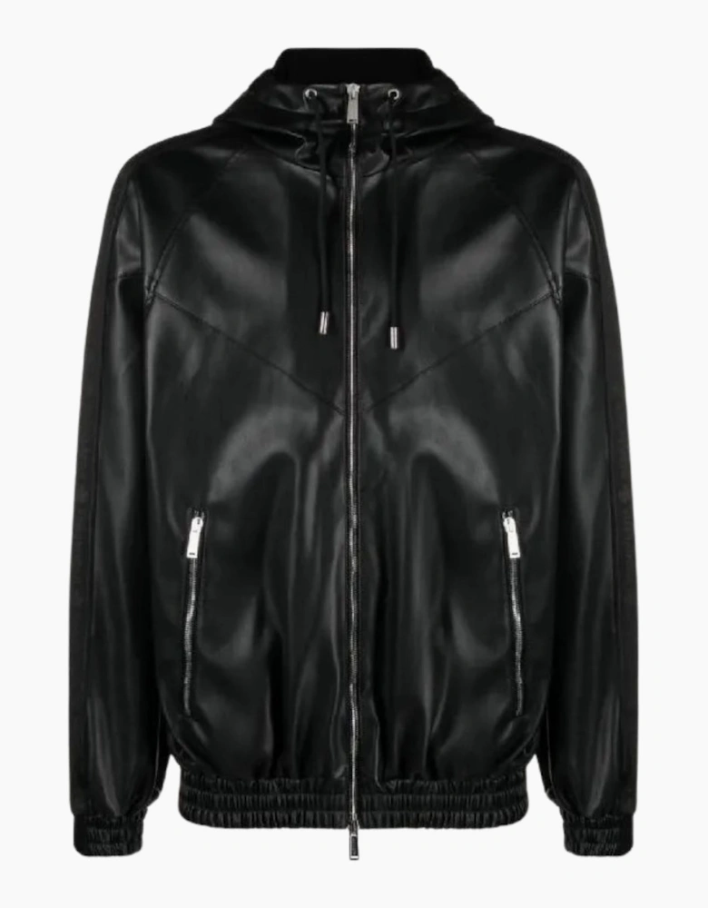 Dsquared2 Contrast Hooded Black Jacket
